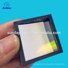 Rejilla holográfica de difracción cóncava cuadrada de cristal óptico de 600 mm